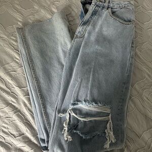 Kittenish wide leg Jean